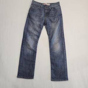 Boys Levi Blue Jeans 14 Regular Fit Levi's 514 Slim Straight
